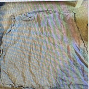 Pottery Barn Soft Gray Linen Euro Sham